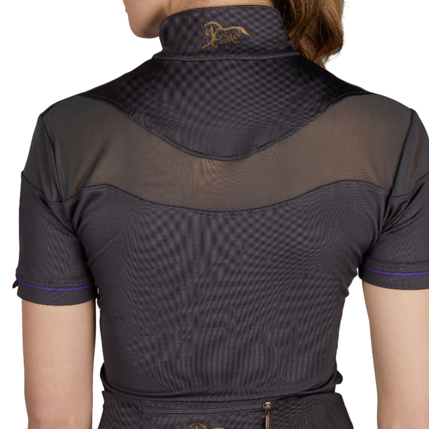 Derriere Short Sleeve Top - Graphite