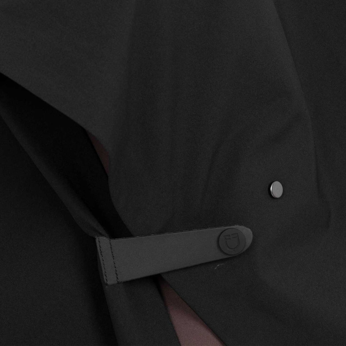 Equestro Rain Cape - Black