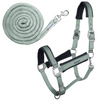 Waldhausen Headcollar & Leadrope Set - Silver Blue
