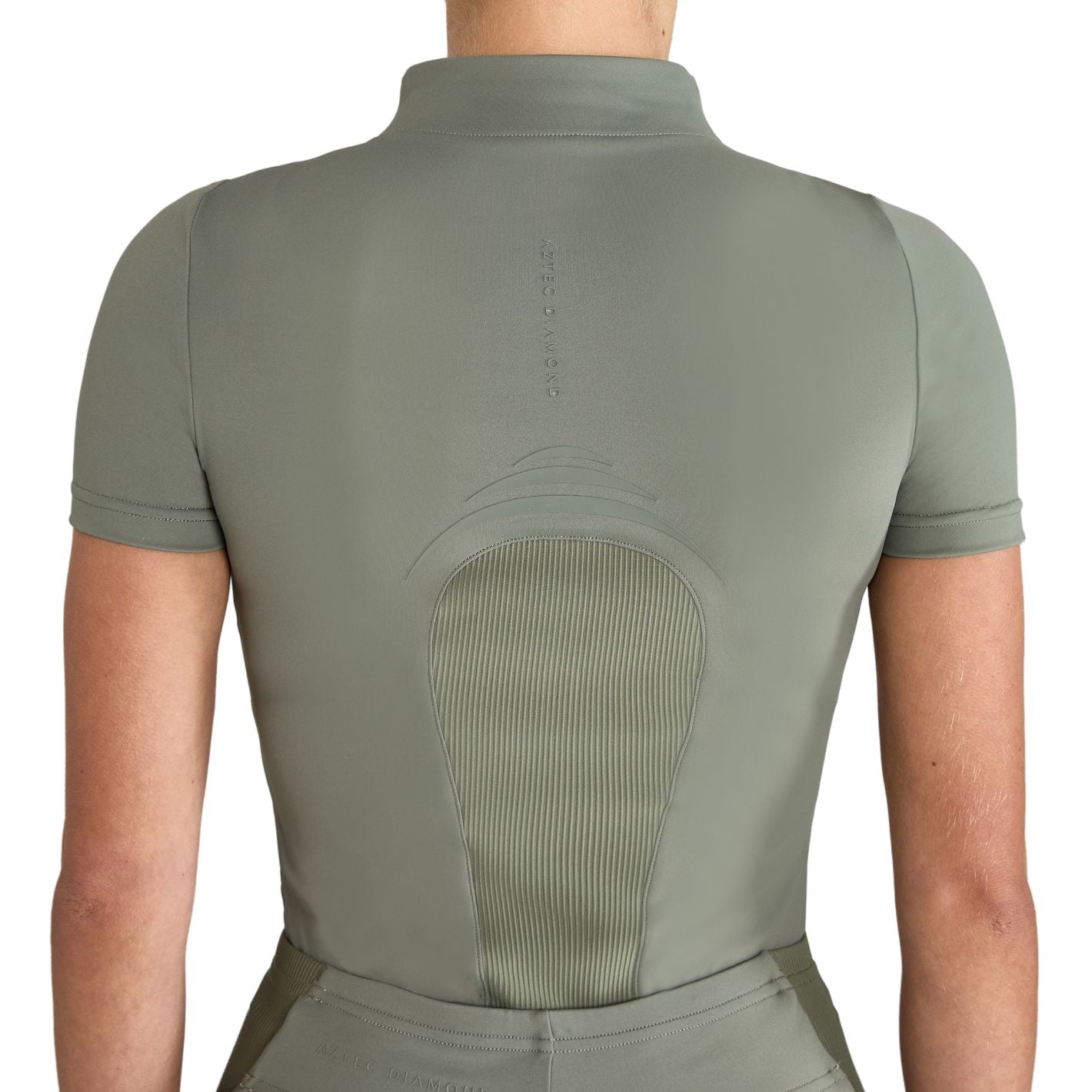 Aztec Diamond Define Short Sleeve Base Layer - Sage