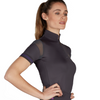 Derriere Short Sleeve Top - Graphite