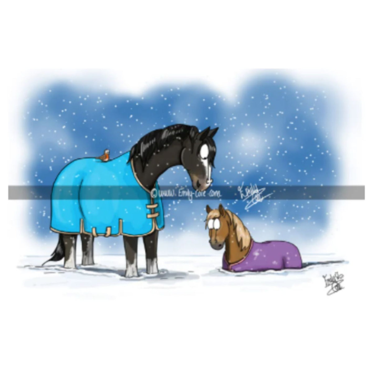 Emily Cole Christmas Greeting Cards -  Pack of 10 cards