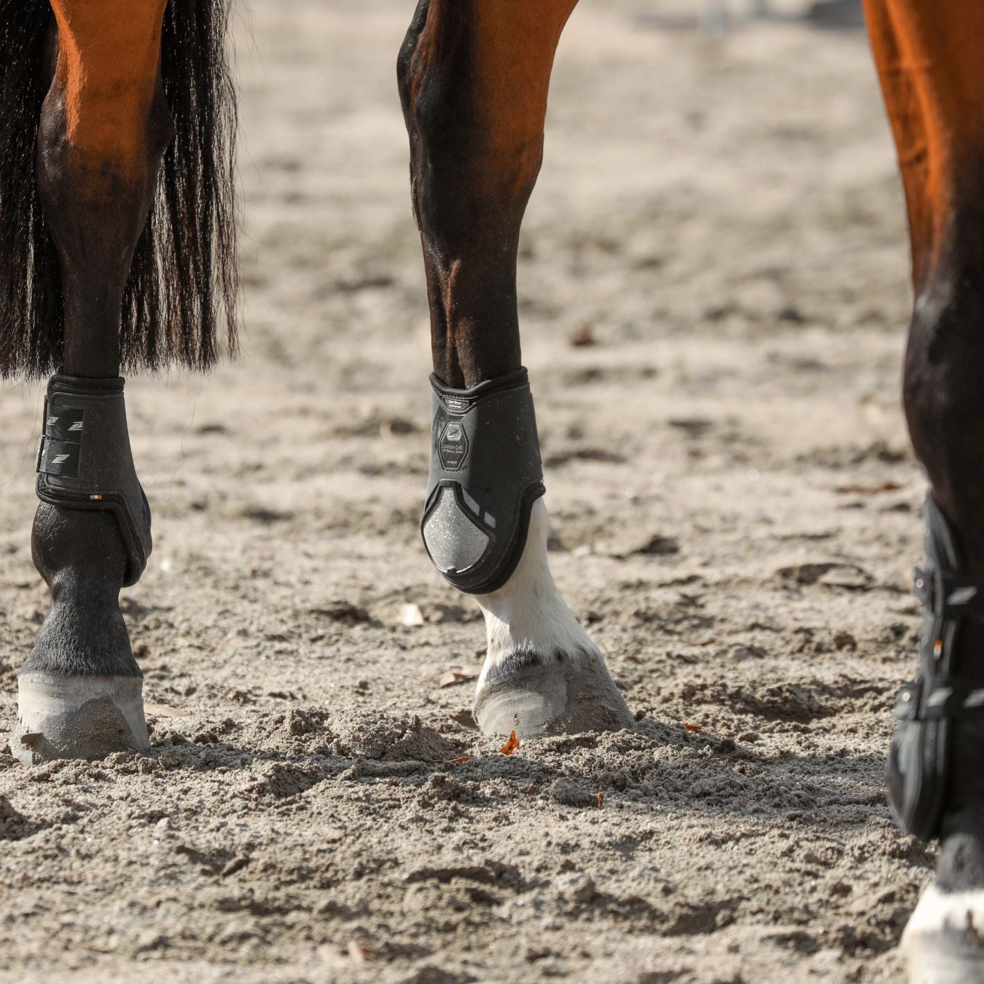 Zandona Carbon Chic Tendon Boots - Black/Silver