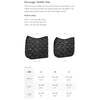 Equestrian Stockholm Dressage Pad - Modern White Sand