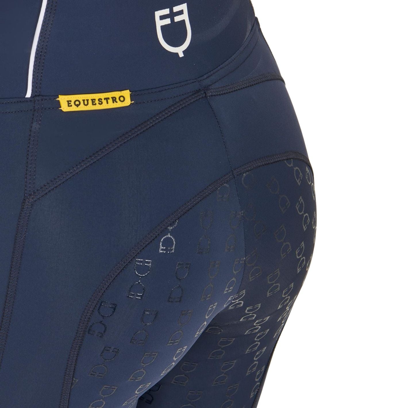 Equestro High Waist Leggings - Navy