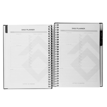 Load image into Gallery viewer, Aztec Diamond Daily Planner - Black
