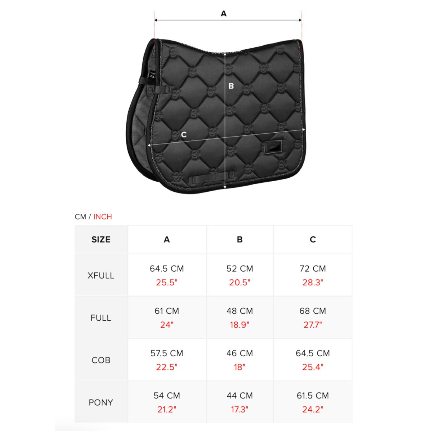 Equestrian Stockholm Jump Pad - Ice Blue Pearl