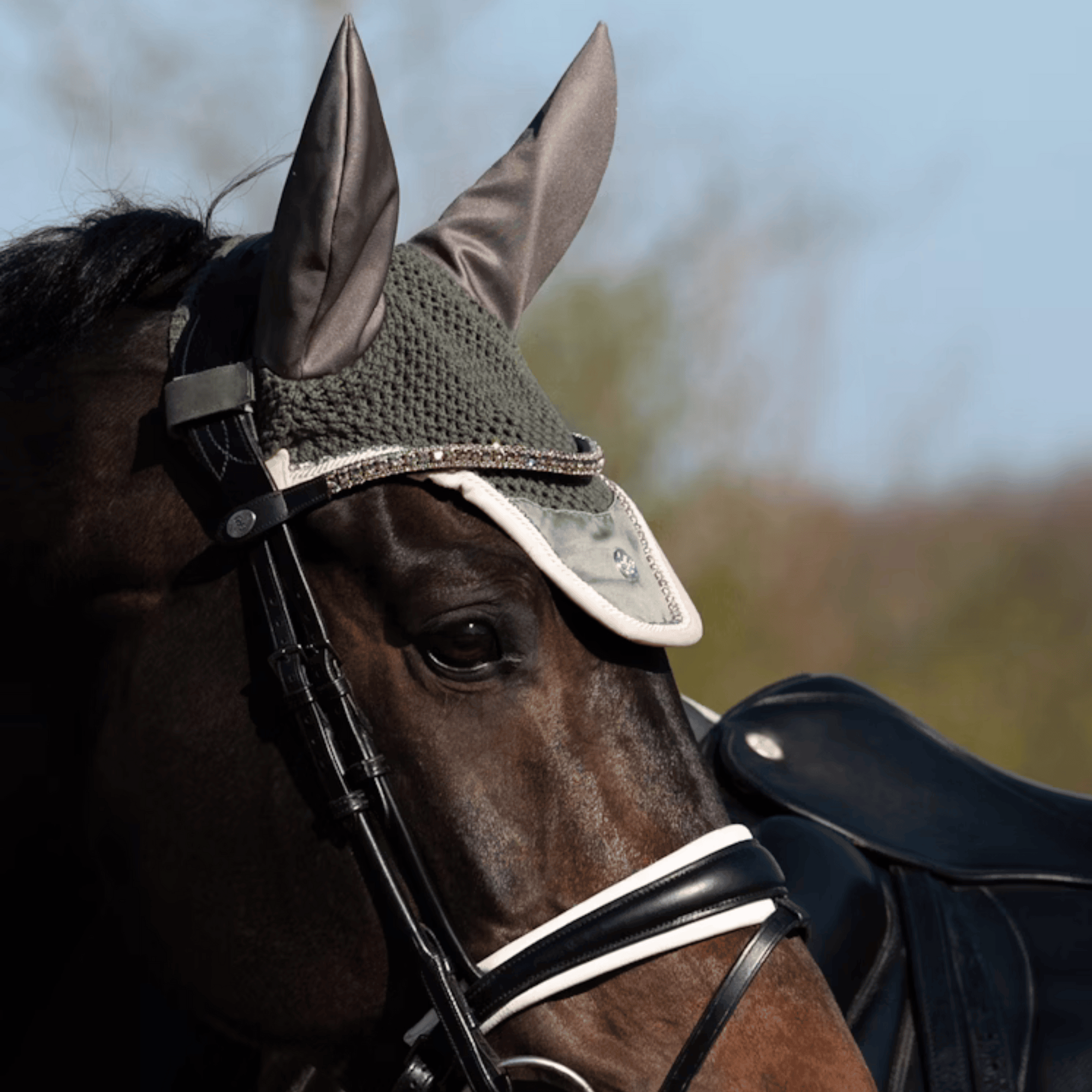 PS of Sweden Vintage Monogram Ear Bonnet - Mist Green