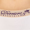 Derriere Equestrian Performance Padded Boy Short - White