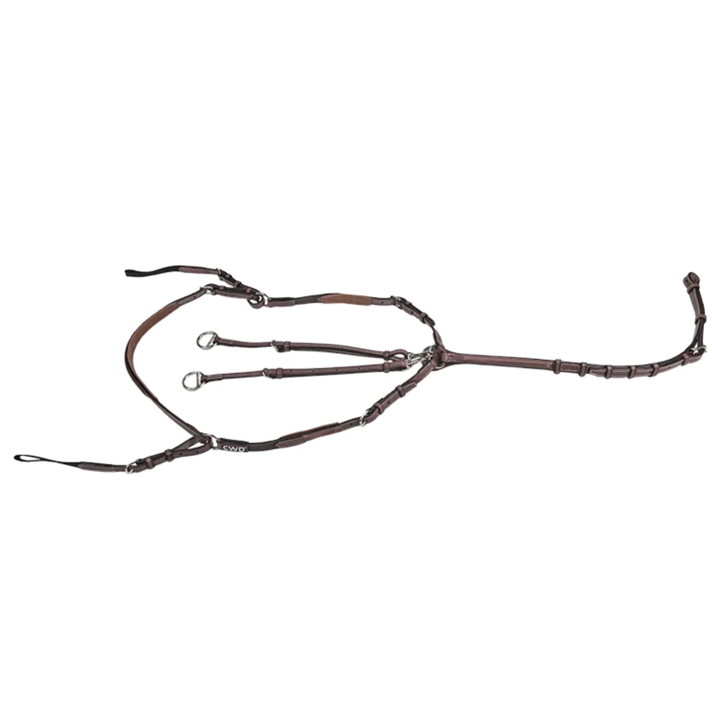 CWD Raised Adjustable Bridge Breastplate - Brown