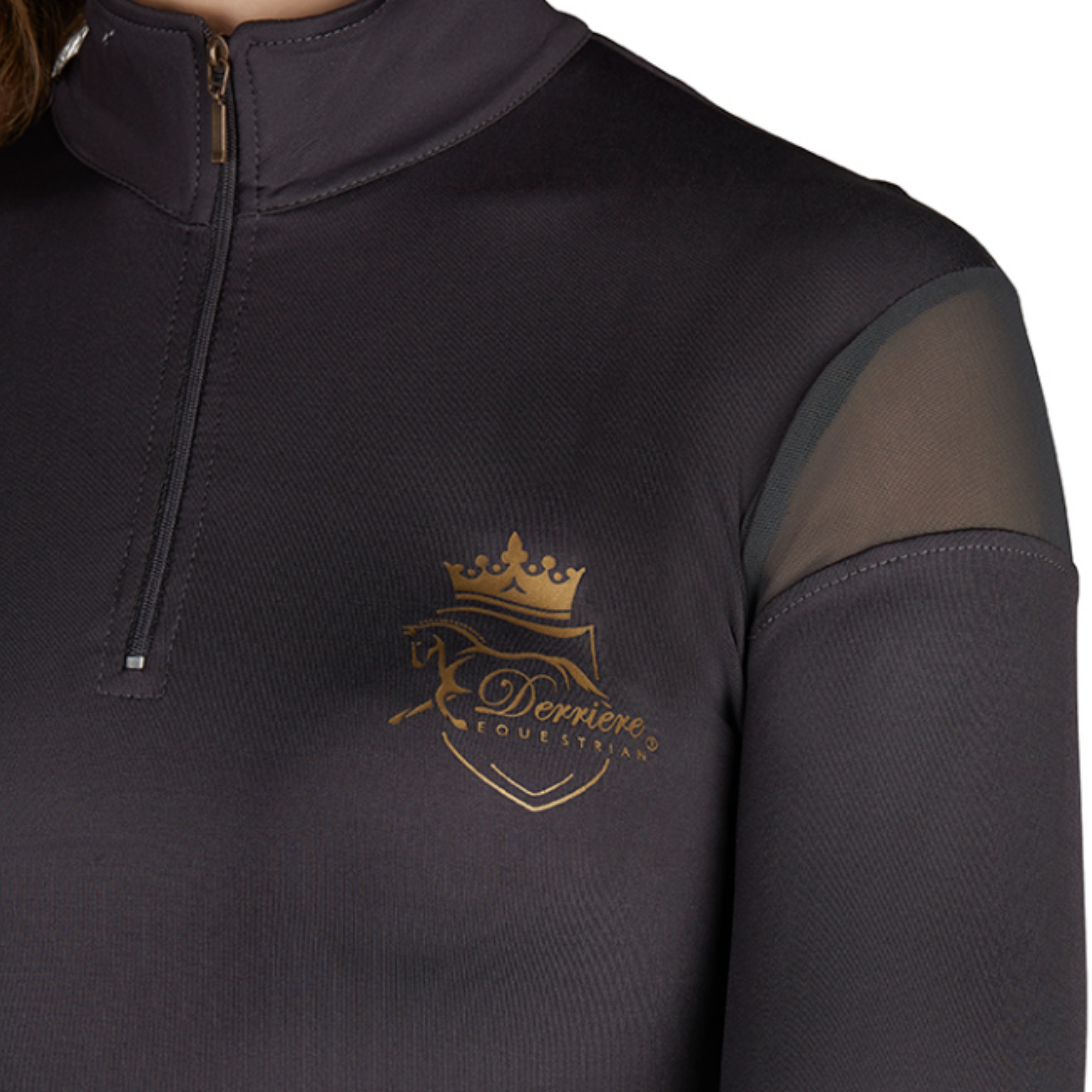 Derriere Long Sleeve Top - Graphite