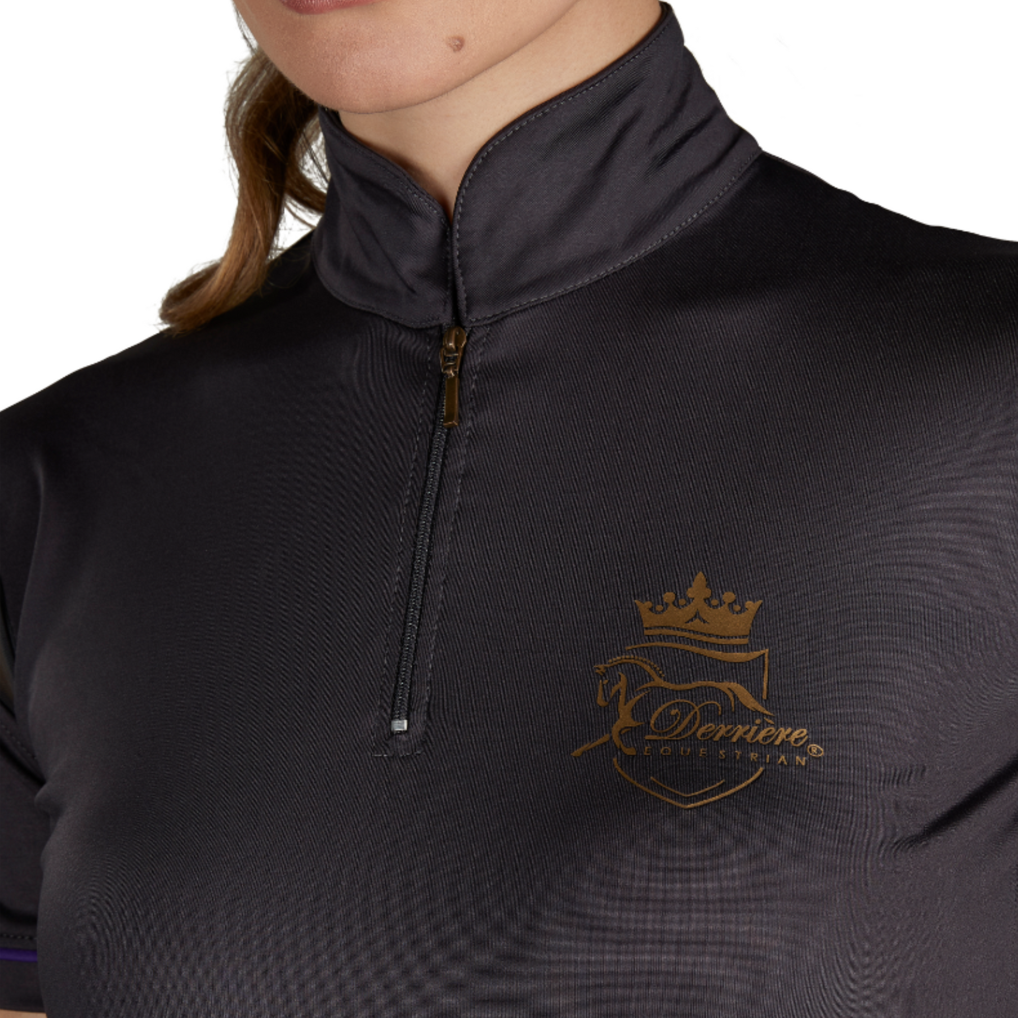 Derriere Short Sleeve Top - Graphite