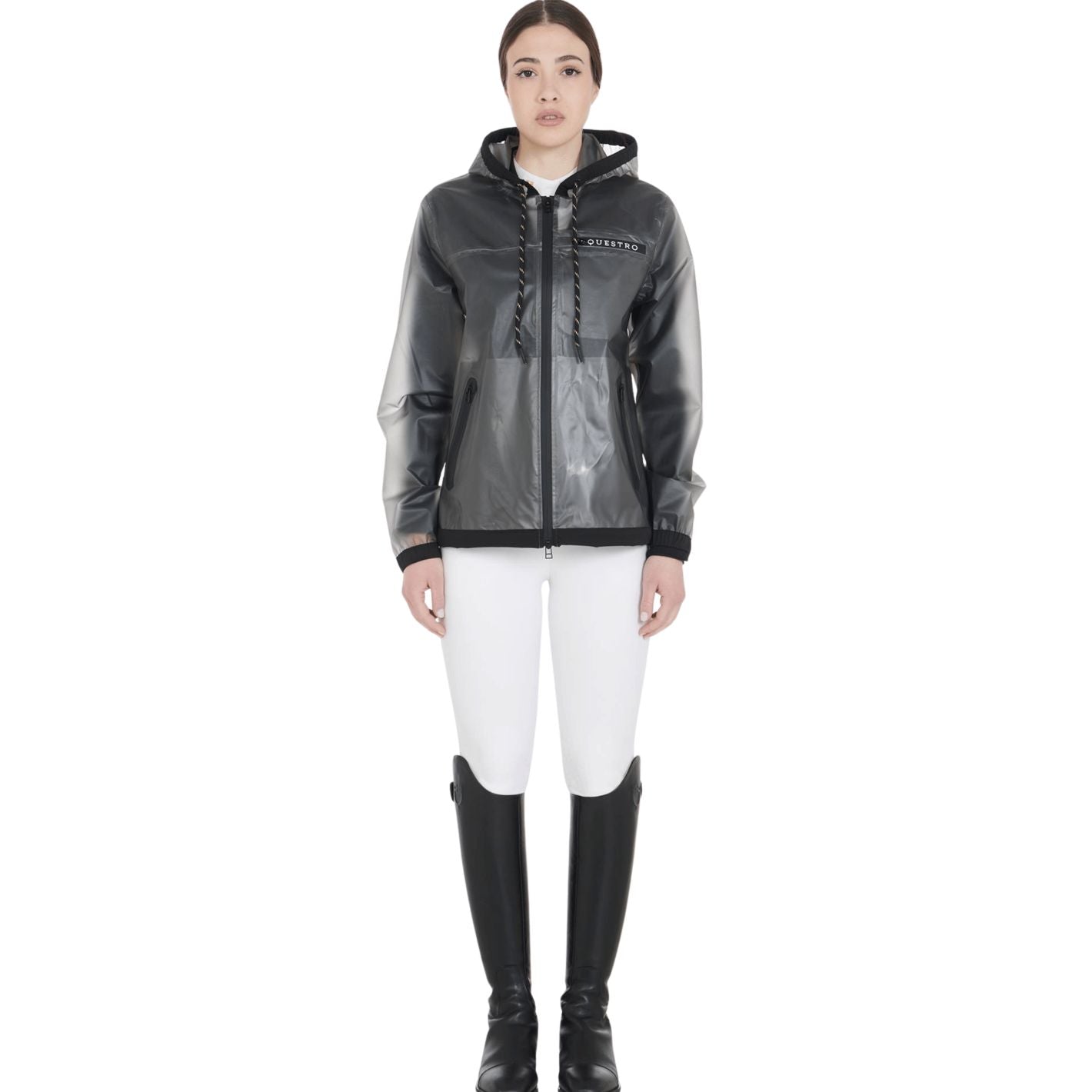 Equestro Raincoat - Grey