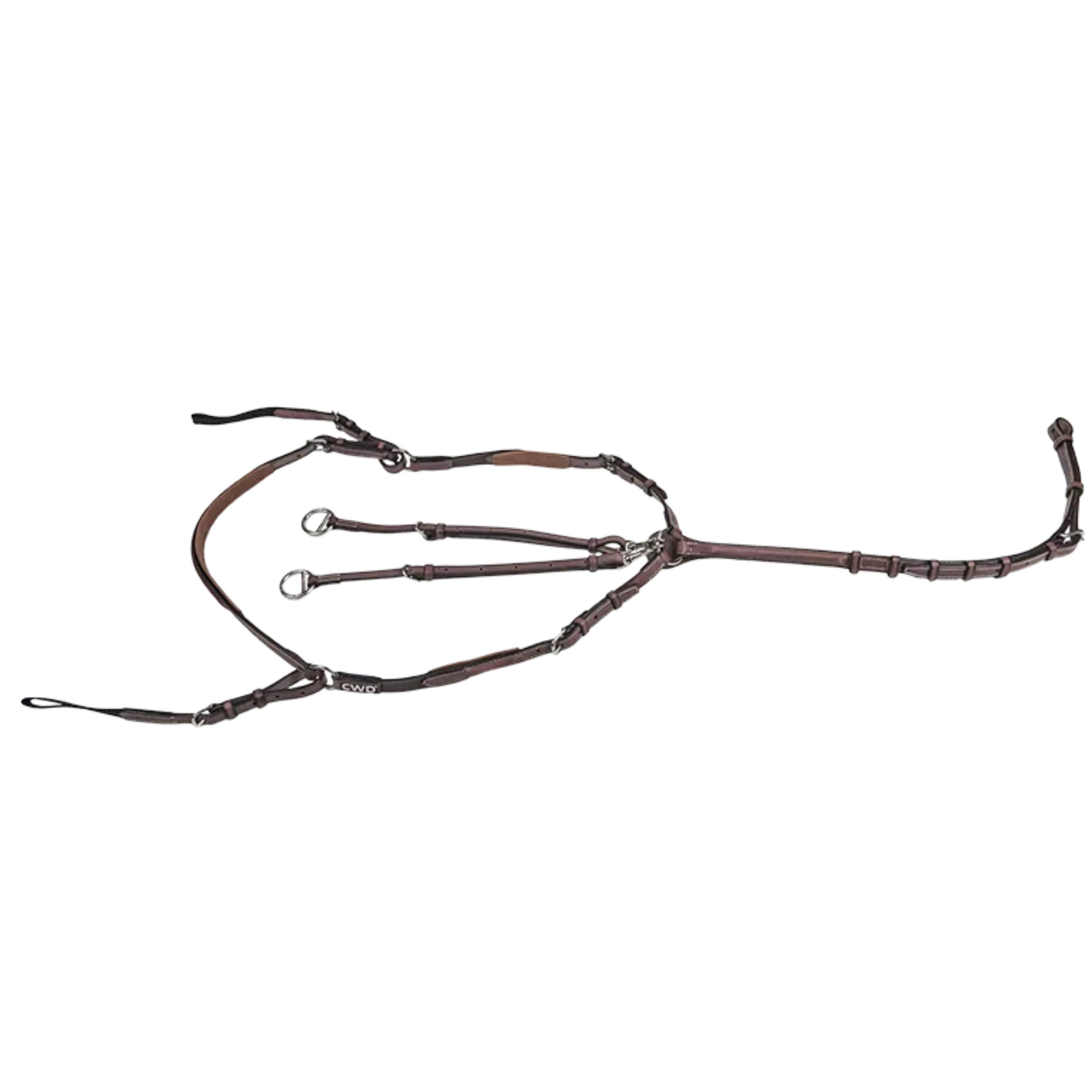 CWD Raised Adjustable Bridge Breastplate - Brown