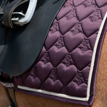 Load image into Gallery viewer, PS of Sweden Heart Dressage Pad - Plum
