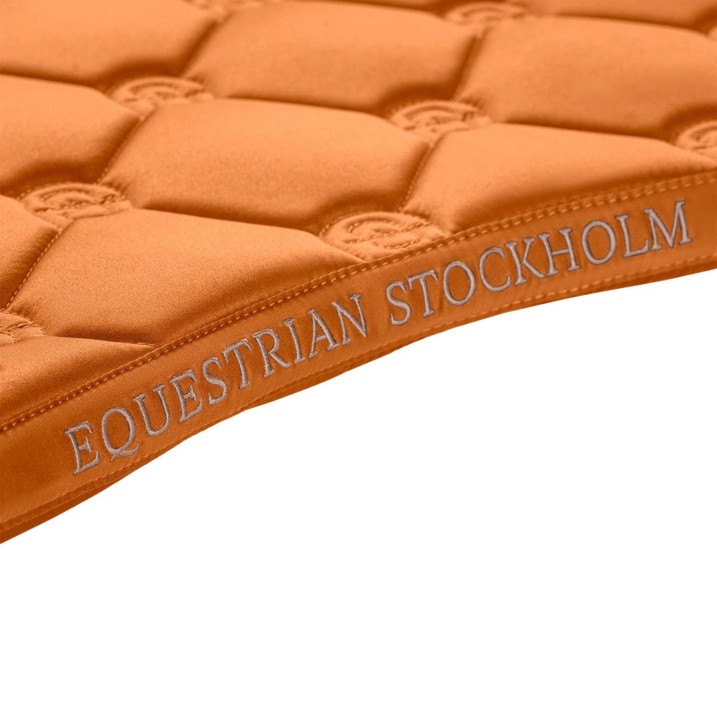Equestrian Stockholm Satin Dressage Pad - Chestnut