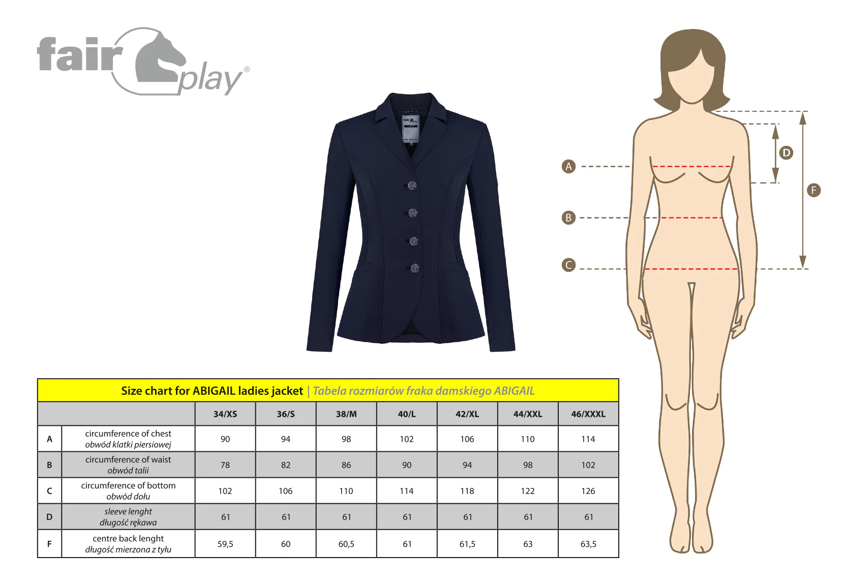 Fair Play Abigail Jacket - Navy