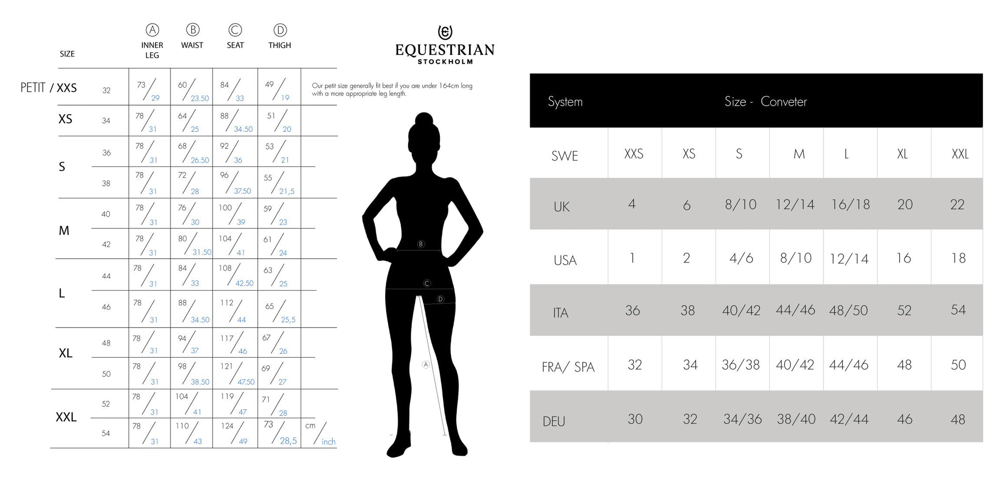 Equestrian Stockholm Elite Breeches - Midnight Blue