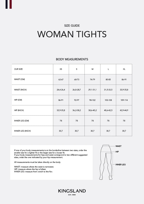 Kingsland Melanie Riding Tights - Navy