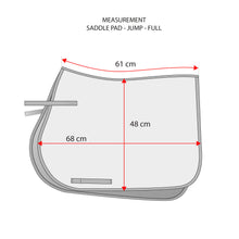 Load image into Gallery viewer, Equestrian Stockholm Jump Pad - Modern White Moonless Night
