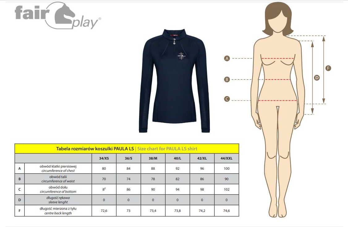 Fair Play Paula Kids Long Sleeve Shirt - Steel Blue