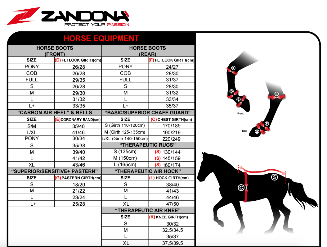 Zandona Carbon Chic Fetlock Boots - Black/Silver