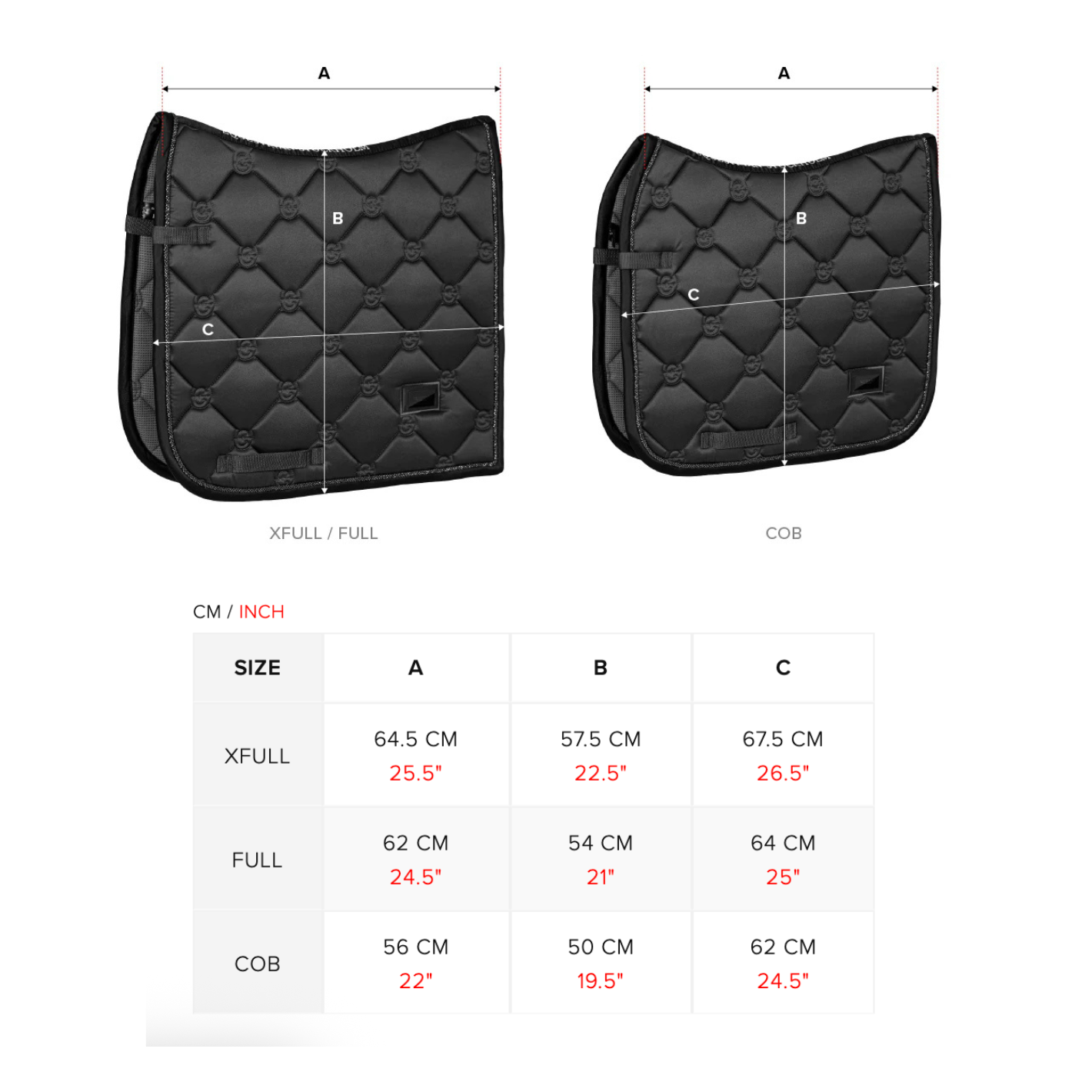 Equestrian Stockholm Dressage Pad - Ice Blue Pearl