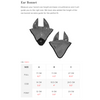 Equestrian Stockholm Ear Bonnet - Black Blush
