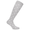 Cavalleria Toscana Mini CT Jacquard Logo Sock - Light Grey