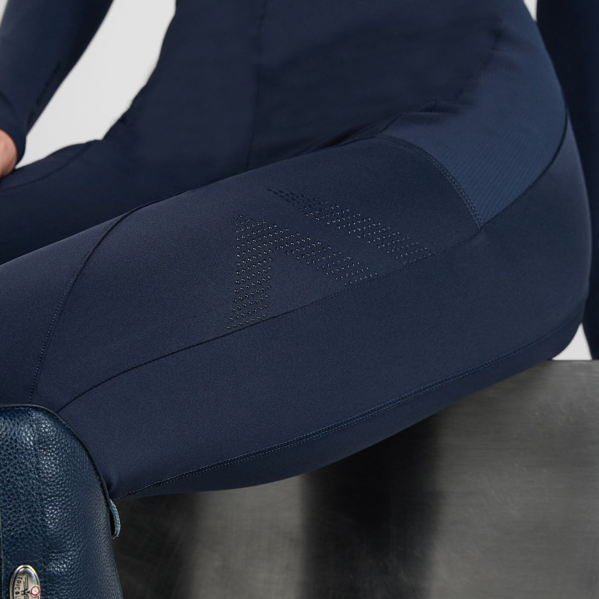 Aztec Diamond Core Leggings - Navy