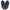 BR Equestrian Diamanté Hair Bow - Navy