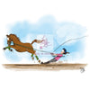 Emily Cole Greeting Cards - Lunge Line