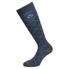 Cavalleria Toscana Argyle Sock - Navy/Grey