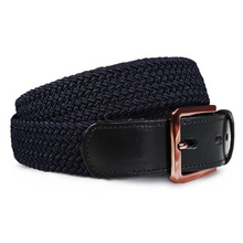 Load image into Gallery viewer, Equestrian Stockholm Braided Belt - Lagoon Blush
