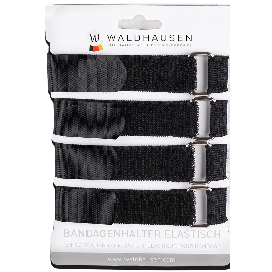 Waldhausen Elasticated Bandage Straps - Black