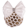 BR Equestrian Diamanté Hair Bow - White