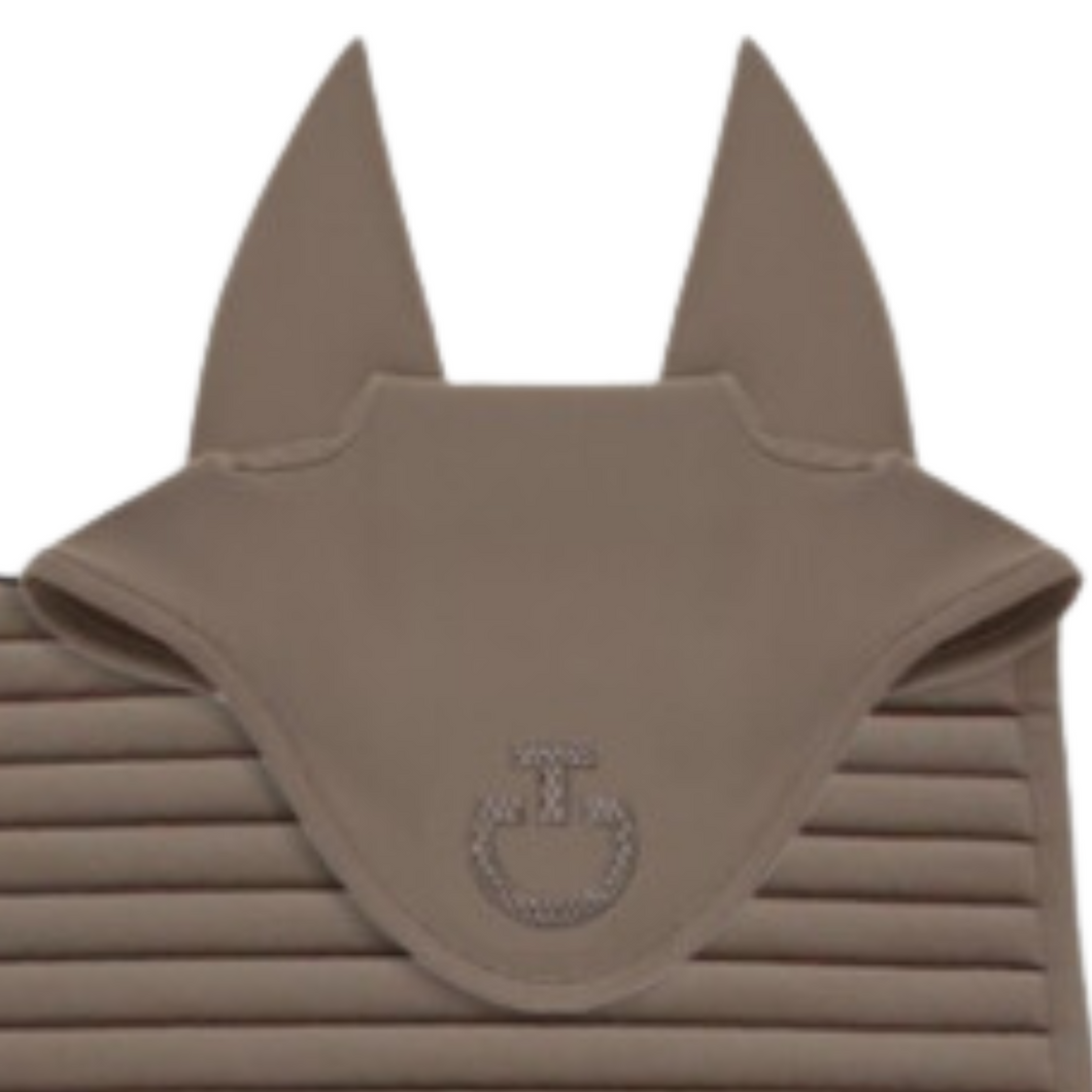 Cavalleria Toscana Light Weight Jersey Ear Bonnet - Taupe