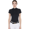 Equestro Technical Polo Shirt - Black