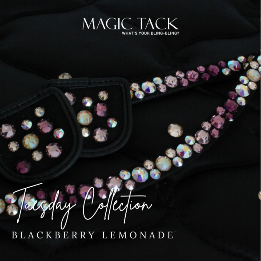MagicTack Curved Browband - Blackberry Lemonade