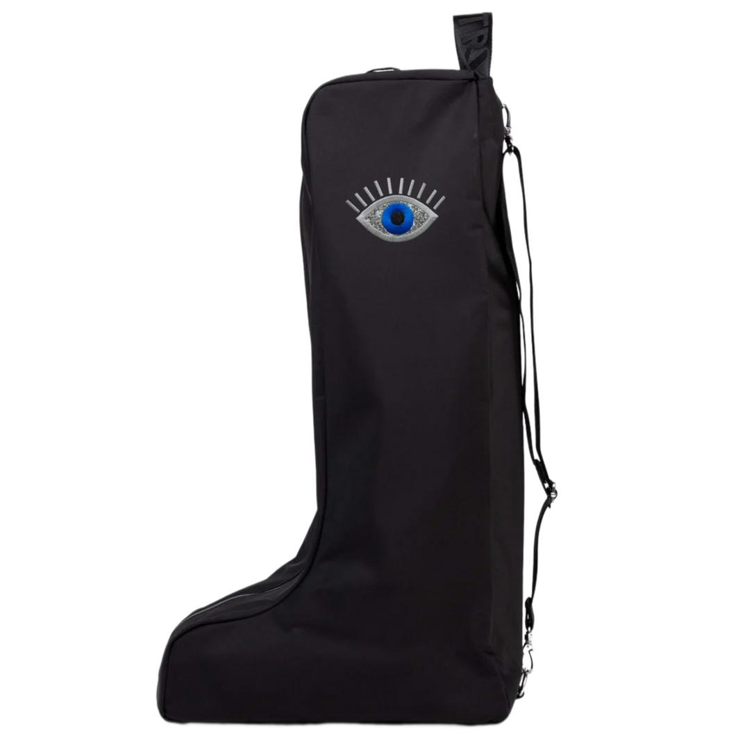 Veltri Bedford Boot Bag Evil Eye - Black/Silver Blue