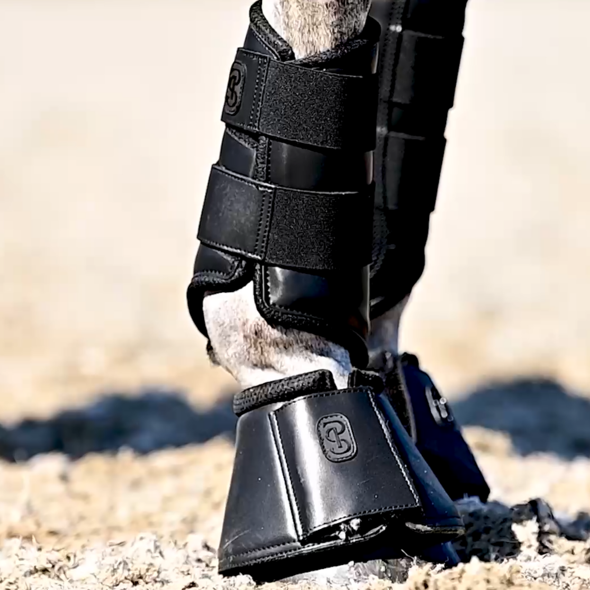 PS of Sweden Premium Mesh Overreach Boots - Black