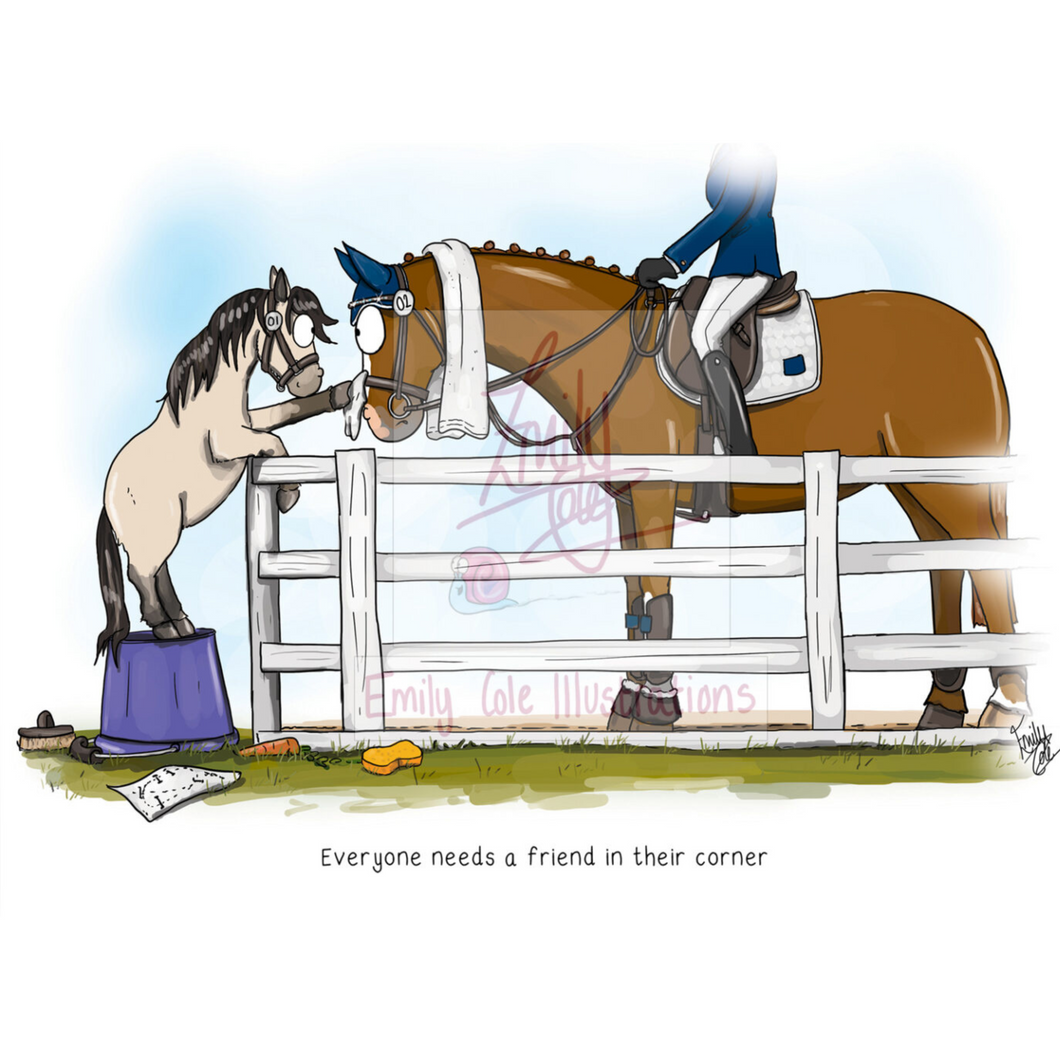 Emily Cole Greeting Cards - Everybody Needs a Friend