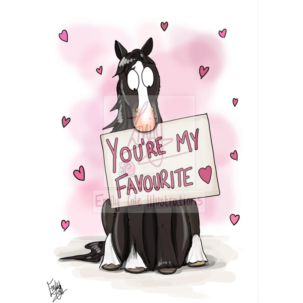 Emily Cole Greeting Cards - You're My Favourite