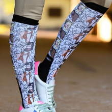 Load image into Gallery viewer, Dreamers &amp; Schemers Boot Socks - Paint by Numbers
