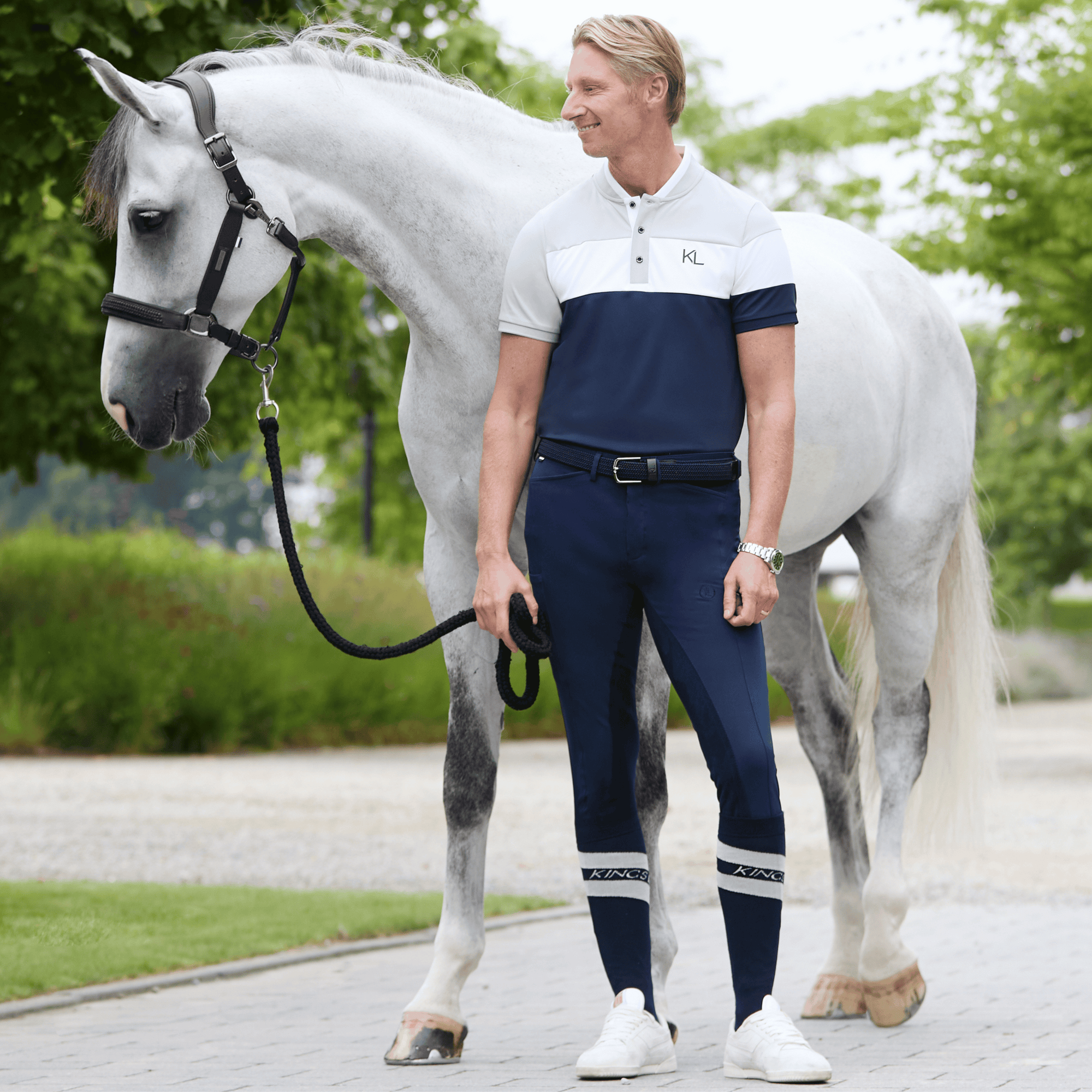 Kingsland 2 Pack Natasha Coolmax Socks - Navy/Green