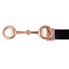 Equestro Snaffle Belt - Black/Rose Gold