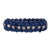 QHP Diamond Scrunchie - Navy