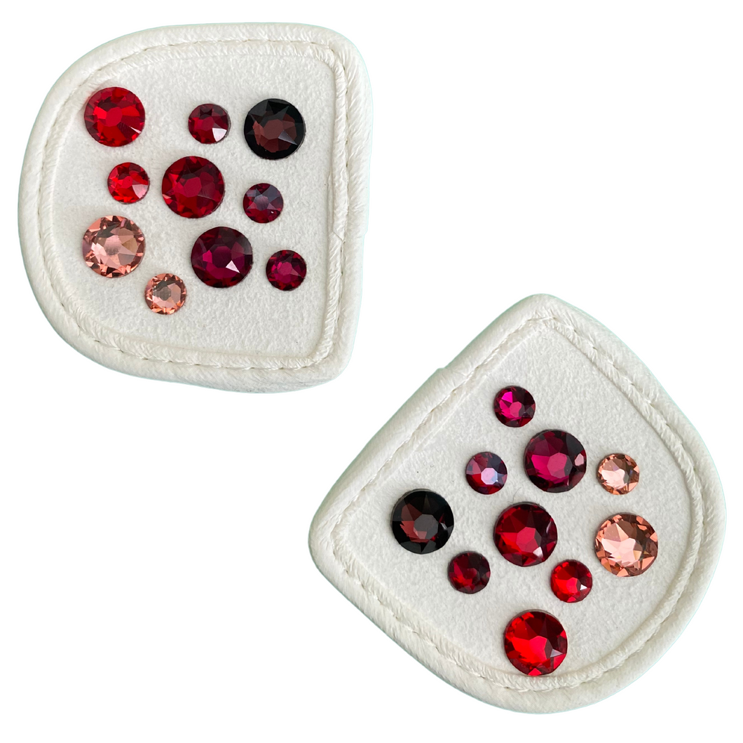 MagicTack Glove Patch -  White Red Swarovski