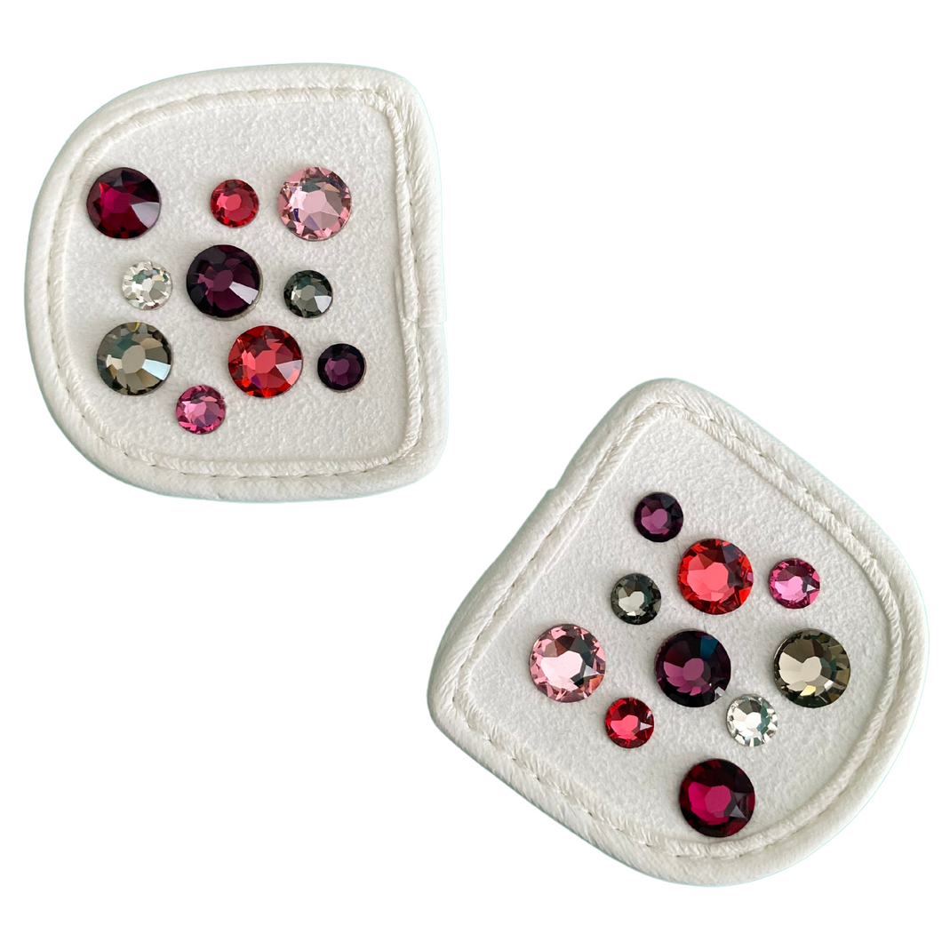 MagicTack Glove Patch -  White Pink Grey Swarovski