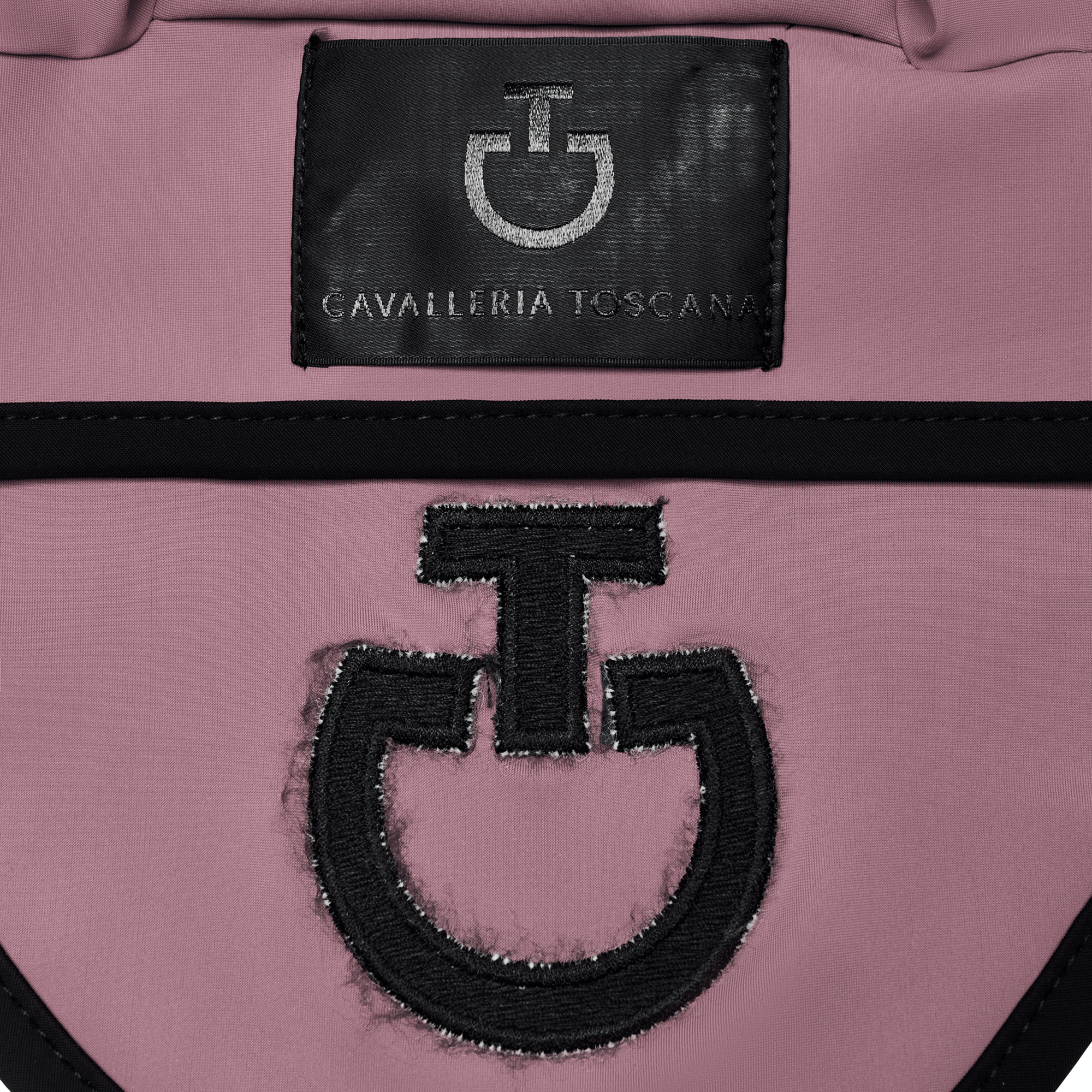 Cavalleria Toscana Light Weight Jersey Ear Bonnet - Grape Shake/Black